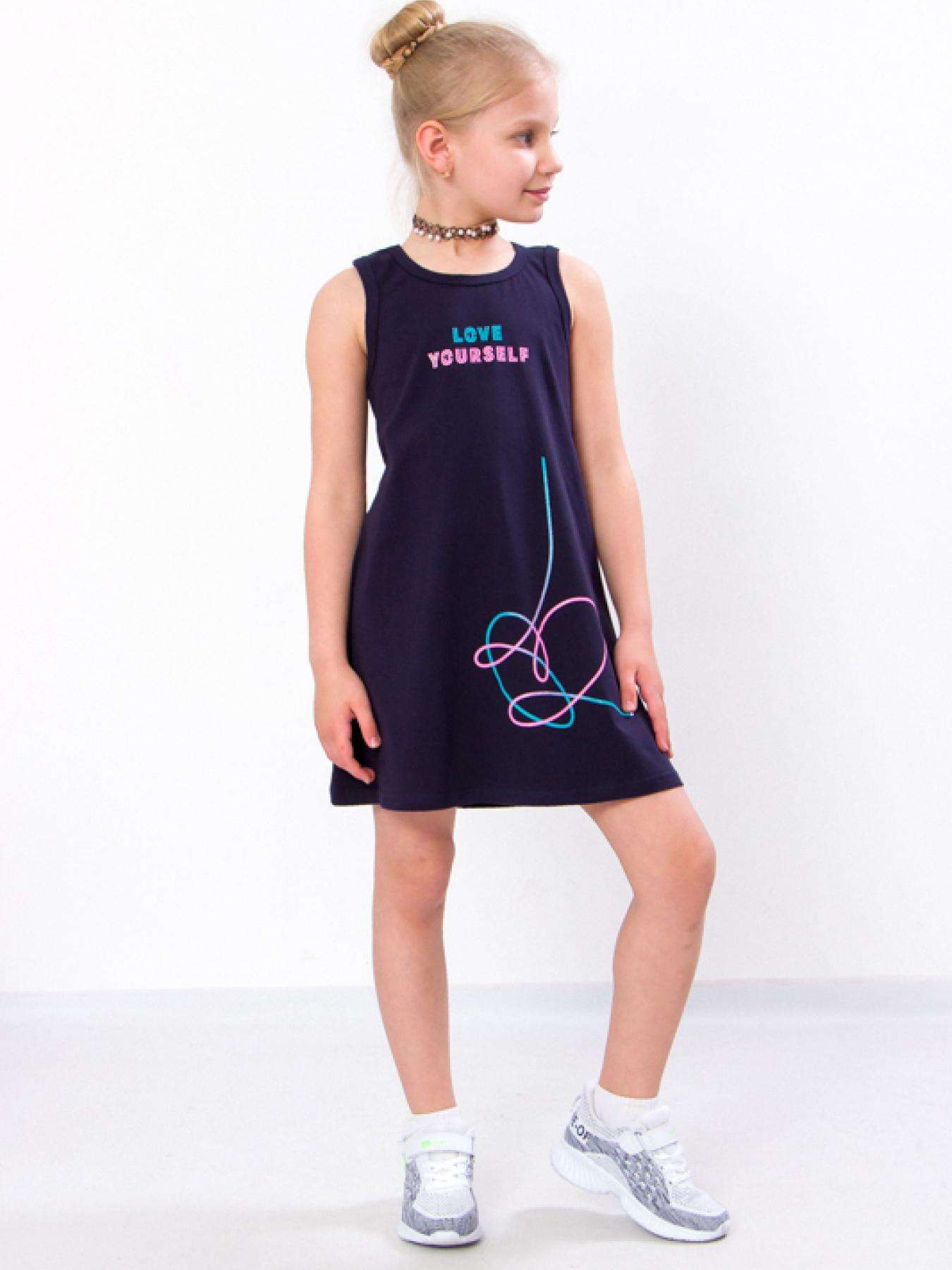 Платье мини Носи своє модель 6205-036-33-of-love-chornilxno-sinj Фото