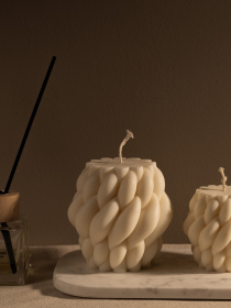 Набор свечей "Вязаное тепло" из натурального соевого воска Candle Design модель 200.0008 Фото