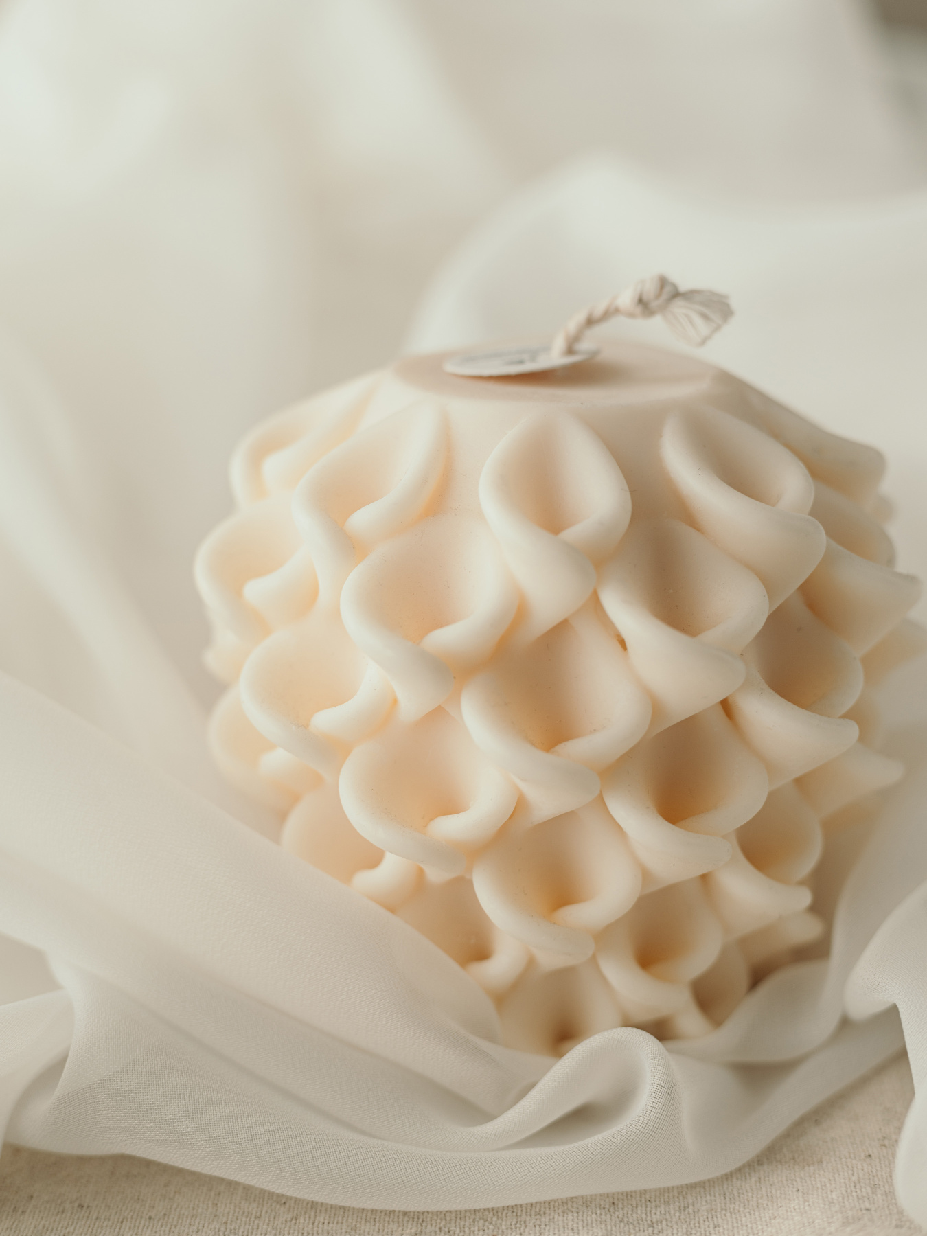 Набор фигурных свечей "Кружево" из натурального соевого воска. Candle Design модель 200.0026 Фото