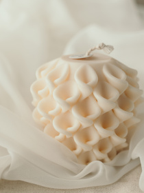 Набор фигурных свечей "Кружево" из натурального соевого воска. Candle Design модель 200.0026 Фото