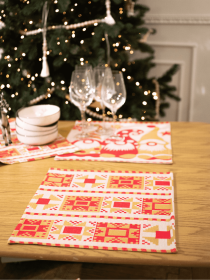 Новорічний комплект серветок "Гноми" 2шт. Едельвіка модель 333-24-00 Фото