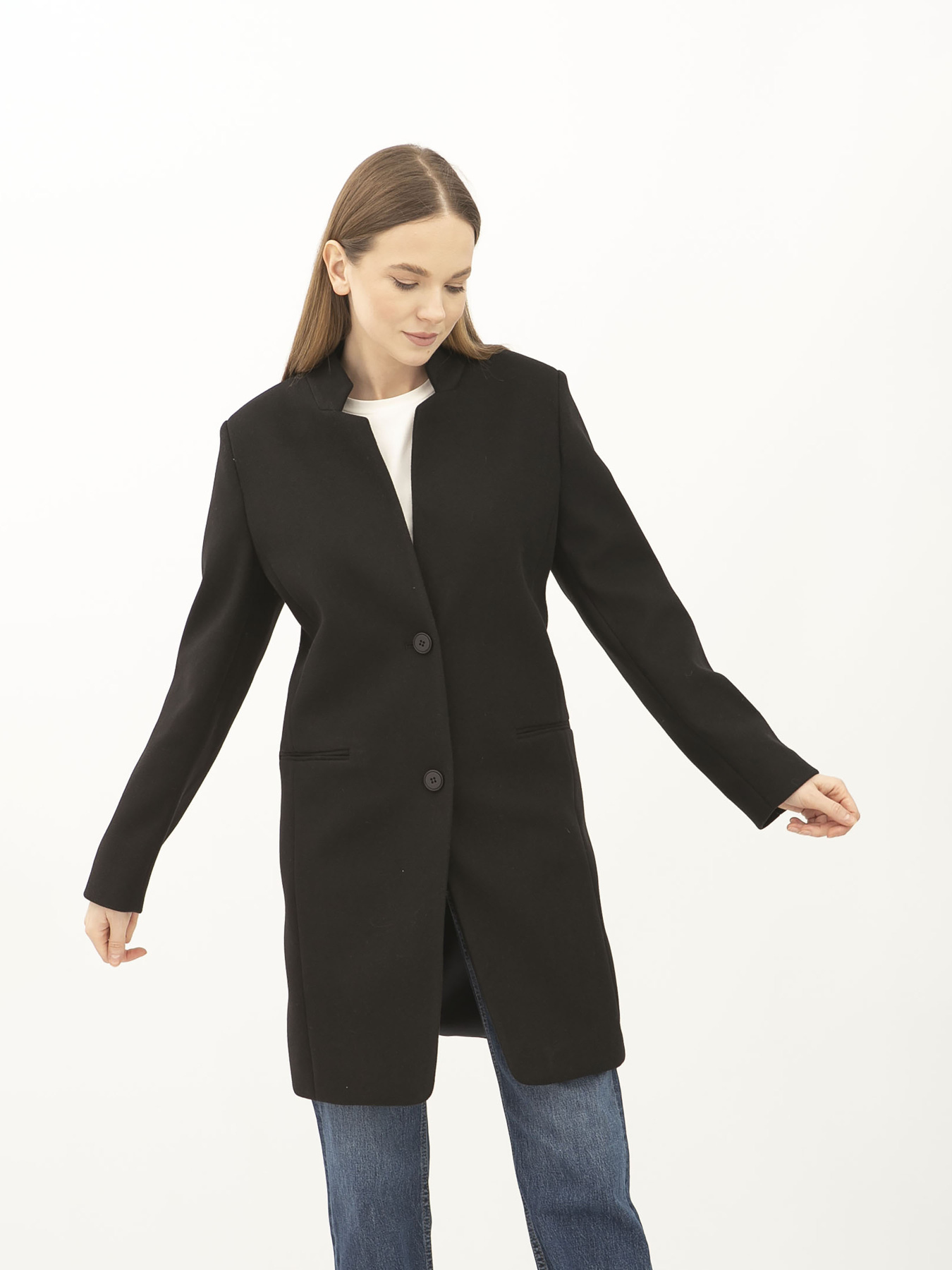 Пальто Lesia модель Klera02BlackWMNSCTLS Фото