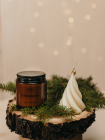 Аромасвечка в янтарной банке, аромат "сливочно-тыквенный" Candle Design модель 210.0016 Фото