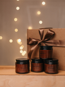 Аромасвечка в янтарной банке, аромат "сливочно-тыквенный" Candle Design модель 210.0016 Аромасвечка в янтарной банке, аромат "сливочно-тыквенный" Candle Design модель 210.0016 Фото