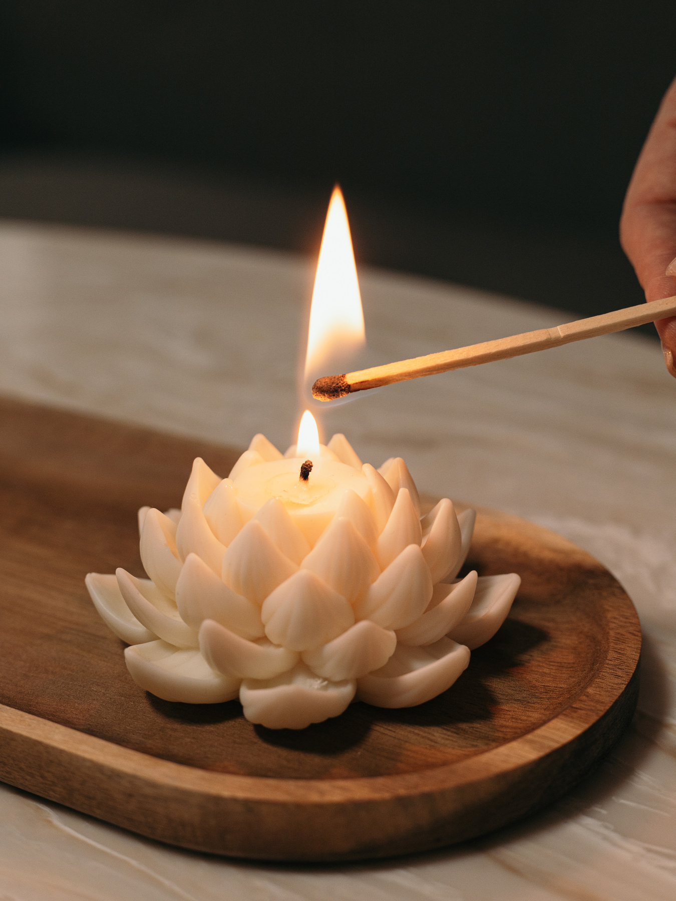 Набор свечей "Прикосновение нежности", аромат - голубой жасмин и королевский папоротник Candle Design модель 200.0002 Фото