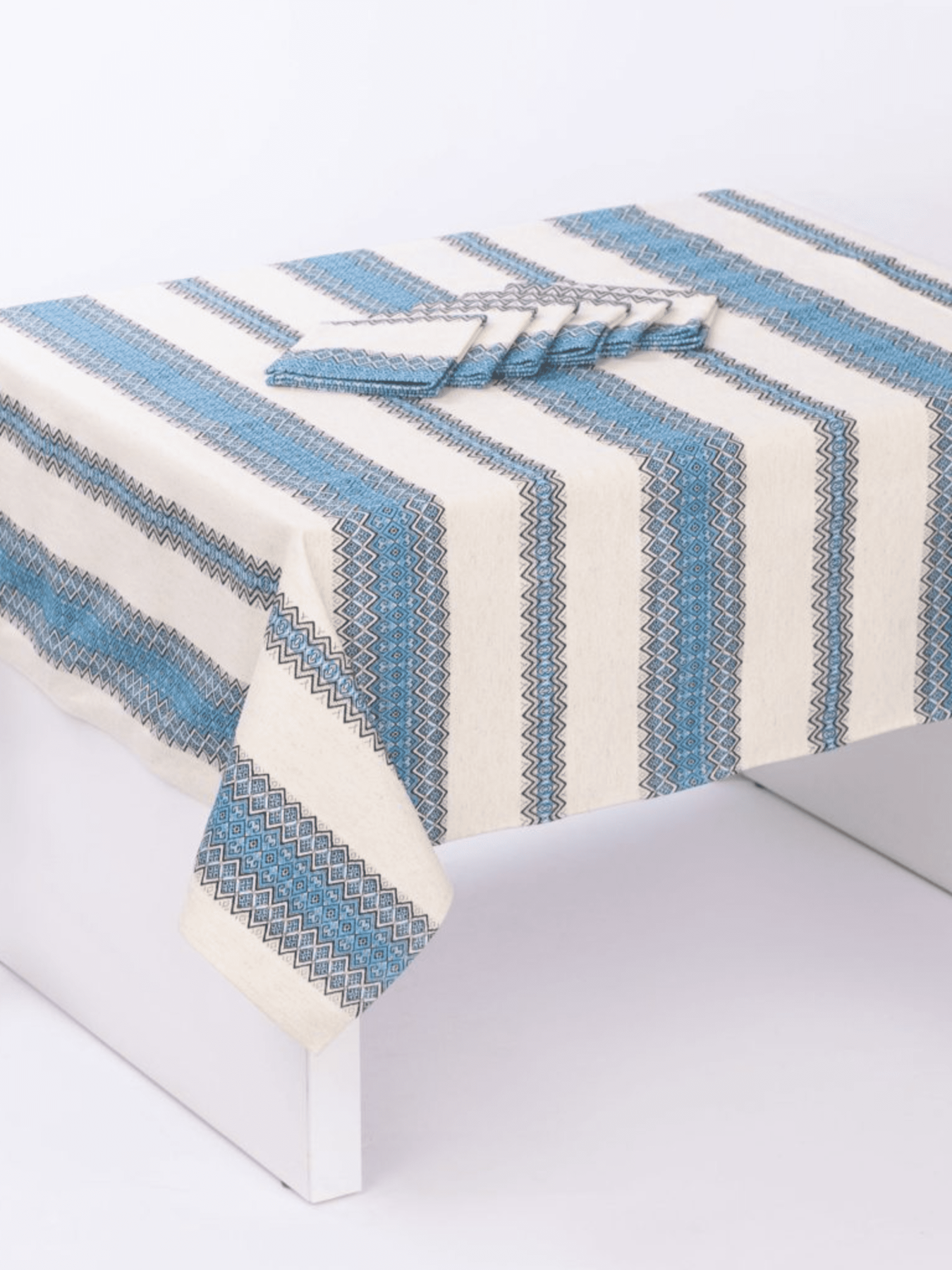 Комплект столовий Промінь блакитний Едельвіка модель 162-22-00 Фото