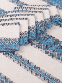 Комплект столовий Промінь блакитний Едельвіка модель 162-22-00 Фото