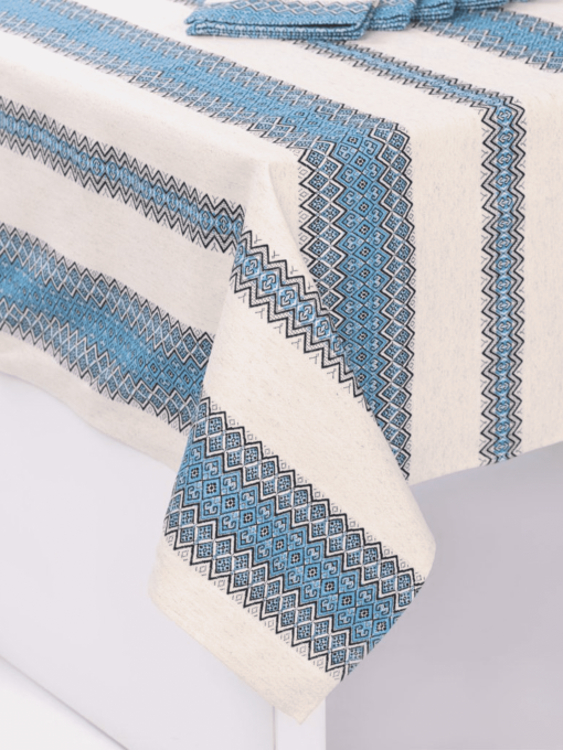 Комплект столовий Промінь блакитний Едельвіка модель 162-22-00 Фото