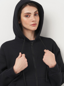 Худи Роза модель 240427_black Фото