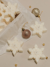 Набор ароматических свечей "Ангел и Снежинка", натуральный оливковый воск Candle Design модель 200.0079 Фото