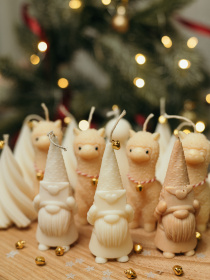 Набір ароматичних свічок "Святкові моменти", натуральний оливковий віск Candle Design модель 200.0080 Набір ароматичних свічок "Святкові моменти", натуральний оливковий віск Candle Design модель 200.0080 Фото