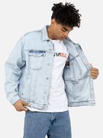 Джинсовая куртка YUKI модель ЦБ-00246429 Фото