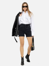 Шорты джинсовые YUKI модель ЦБ-00248381 Фото