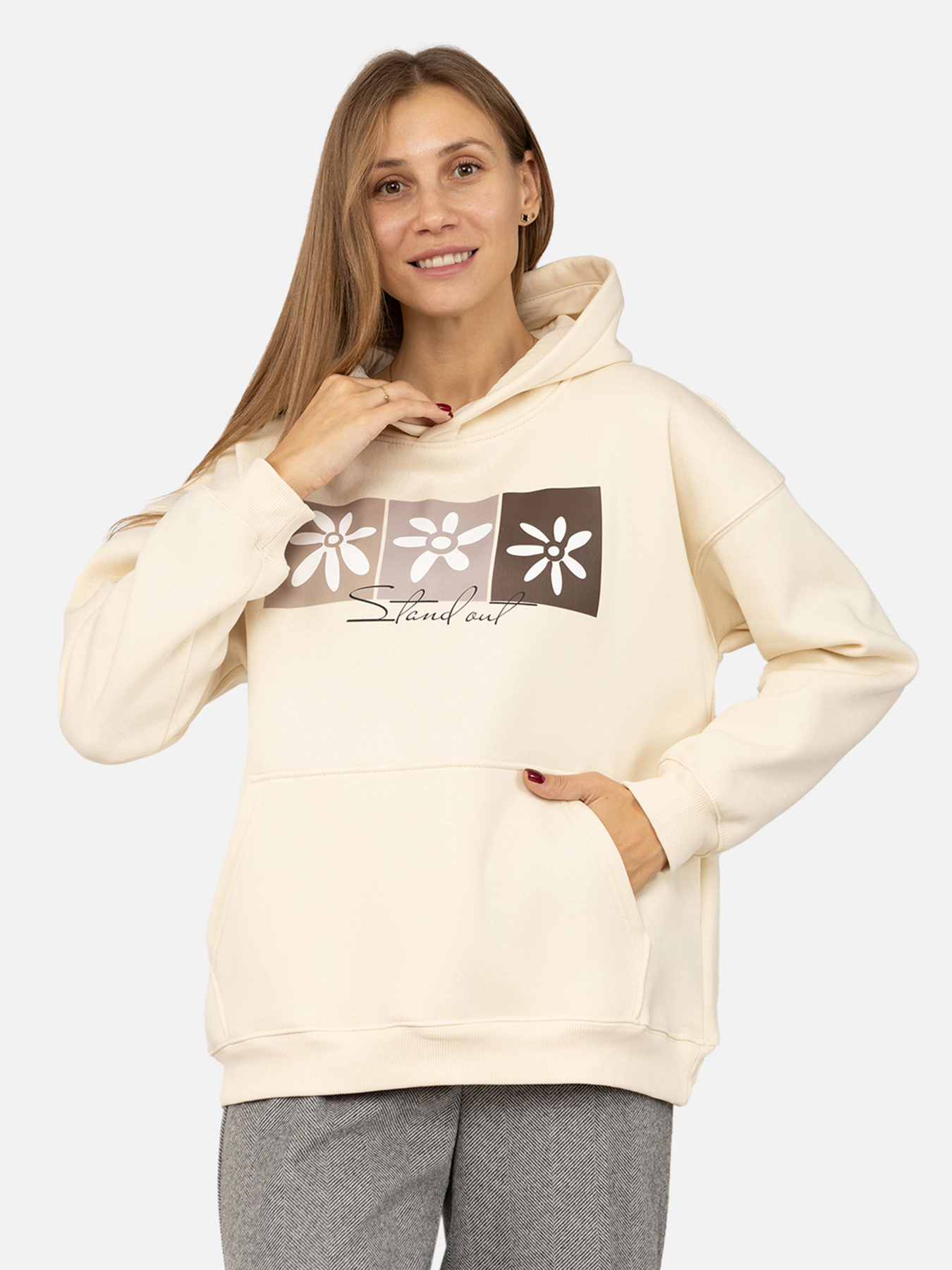 Худи YUKI модель ЦБ-00262867 Худи YUKI модель ЦБ-00262867 Фото