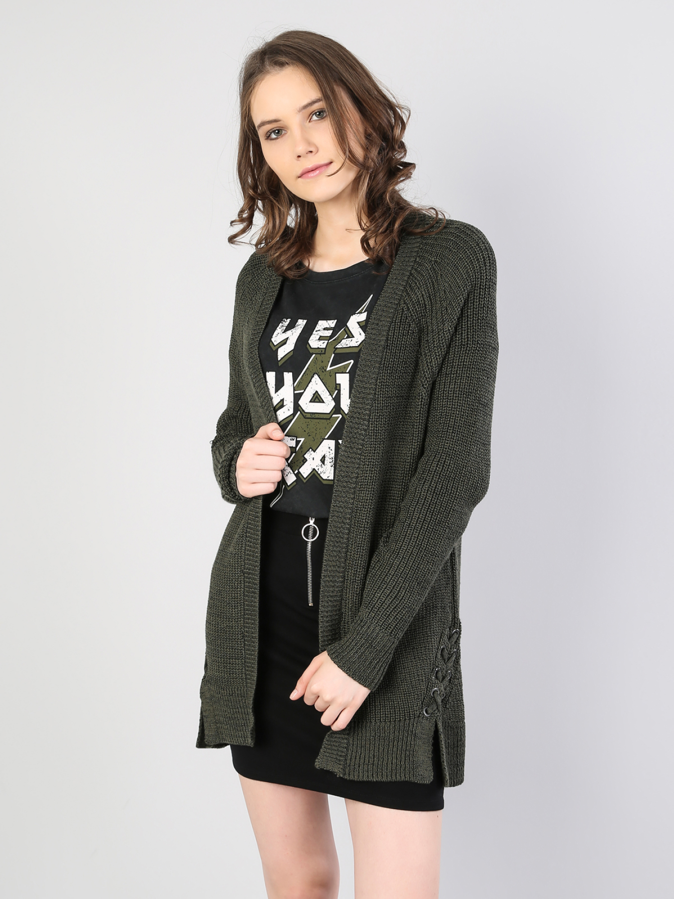 Кофты и свитера Colin’s модель CL1035839_q1.v1_KHA Фото