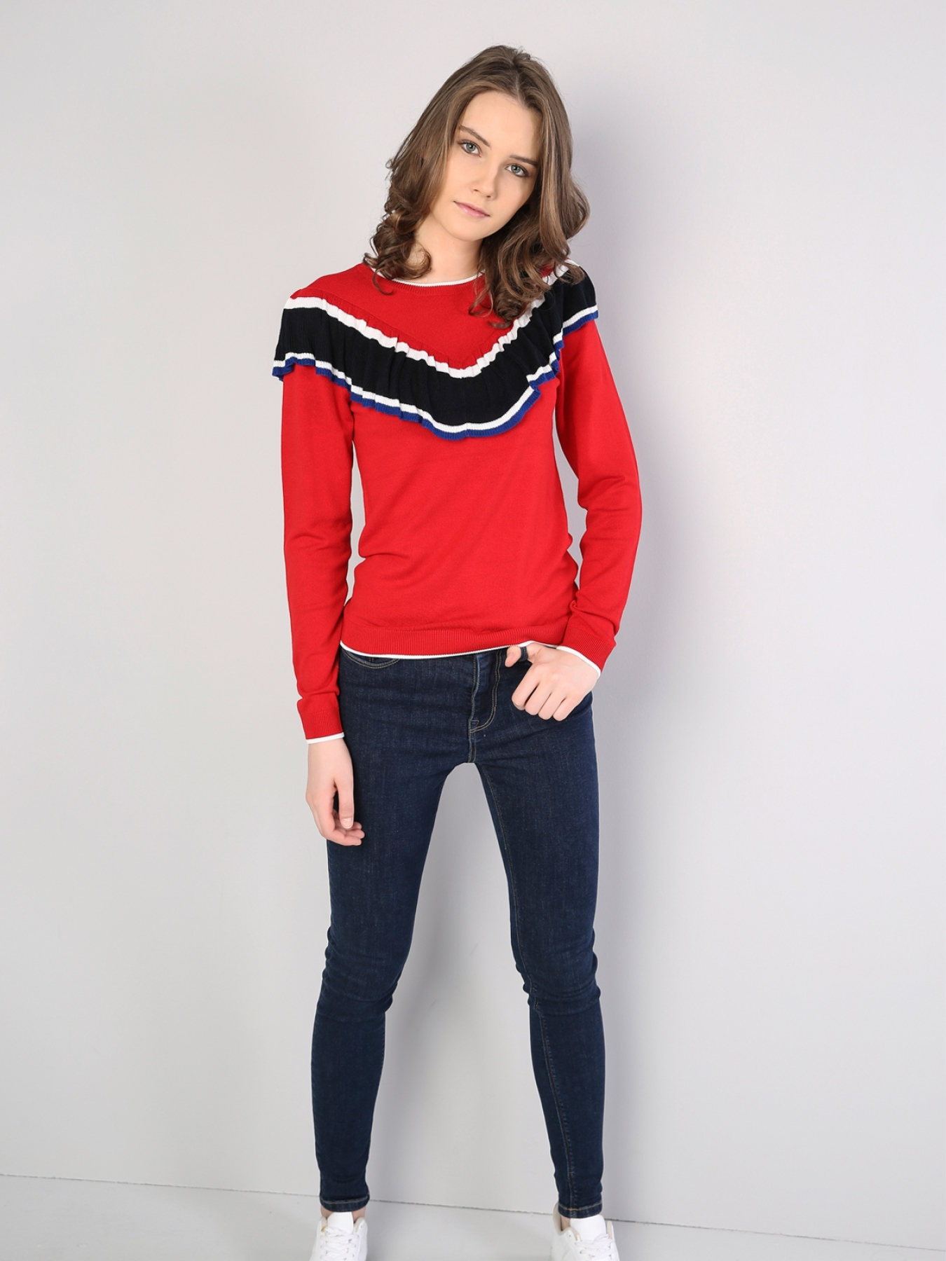 Кофты и свитера Colin’s модель CL1036817_q1.v1_RED Фото