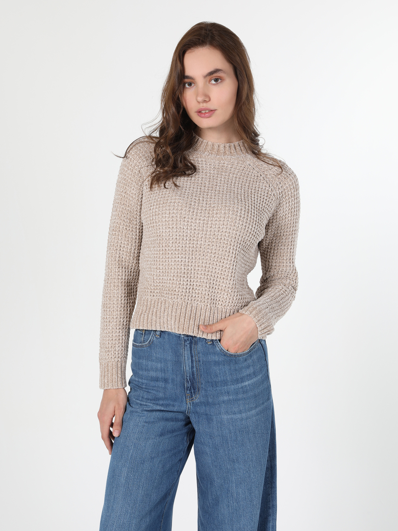 Кофты и свитера Colin’s модель CL1036479_Q1.V1_LBR Фото
