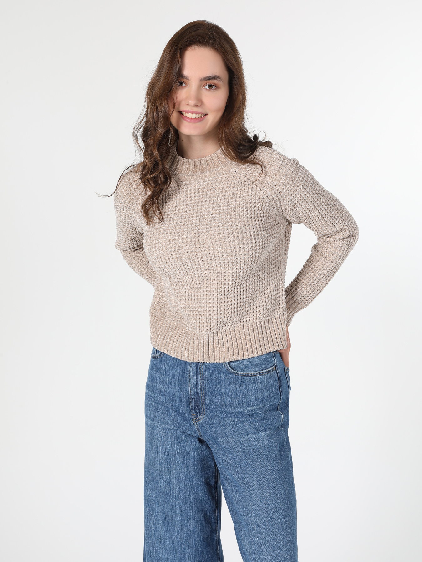 Кофты и свитера Colin’s модель CL1036479_Q1.V1_LBR Фото