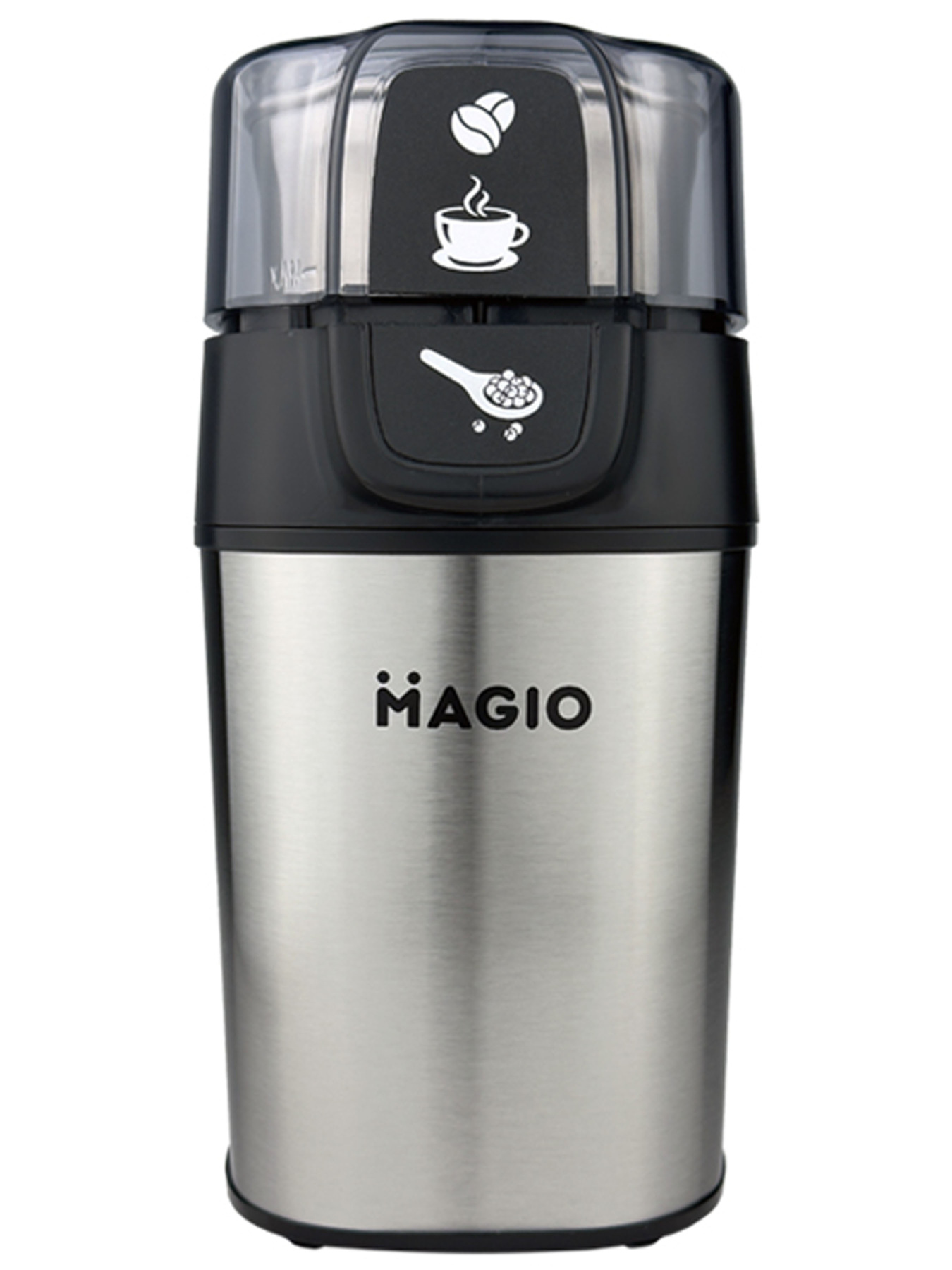 Мультимолка MAGIO МG-195/300Вт/70 гр/нерж.корпус/знімна чаша/ніж титан. покр, для спецій,круп,кави Magio модель MG-195 Фото
