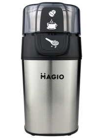 Мультимолка MAGIO МG-195/300Вт/70 гр/нерж.корпус/знімна чаша/ніж титан. покр, для спецій,круп,кави Magio модель MG-195 Фото