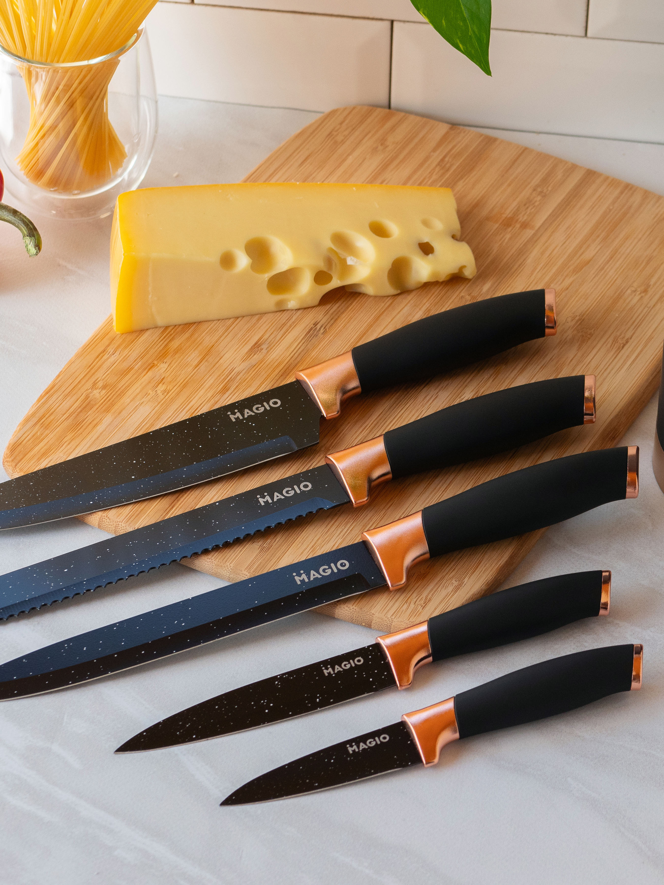 Набор ножей универсальный кухонный Magio модель MG-1092 Фото