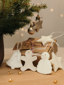 Новогодний набор аромасаше, аромат Almond Macaron (миндальный макарон) Candle Design модель 160.2028 Фото