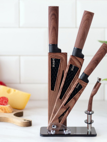 Набор ножей универсальный кухонный Magio модель MG-1095R Набор ножей универсальный кухонный Magio модель MG-1095R Фото