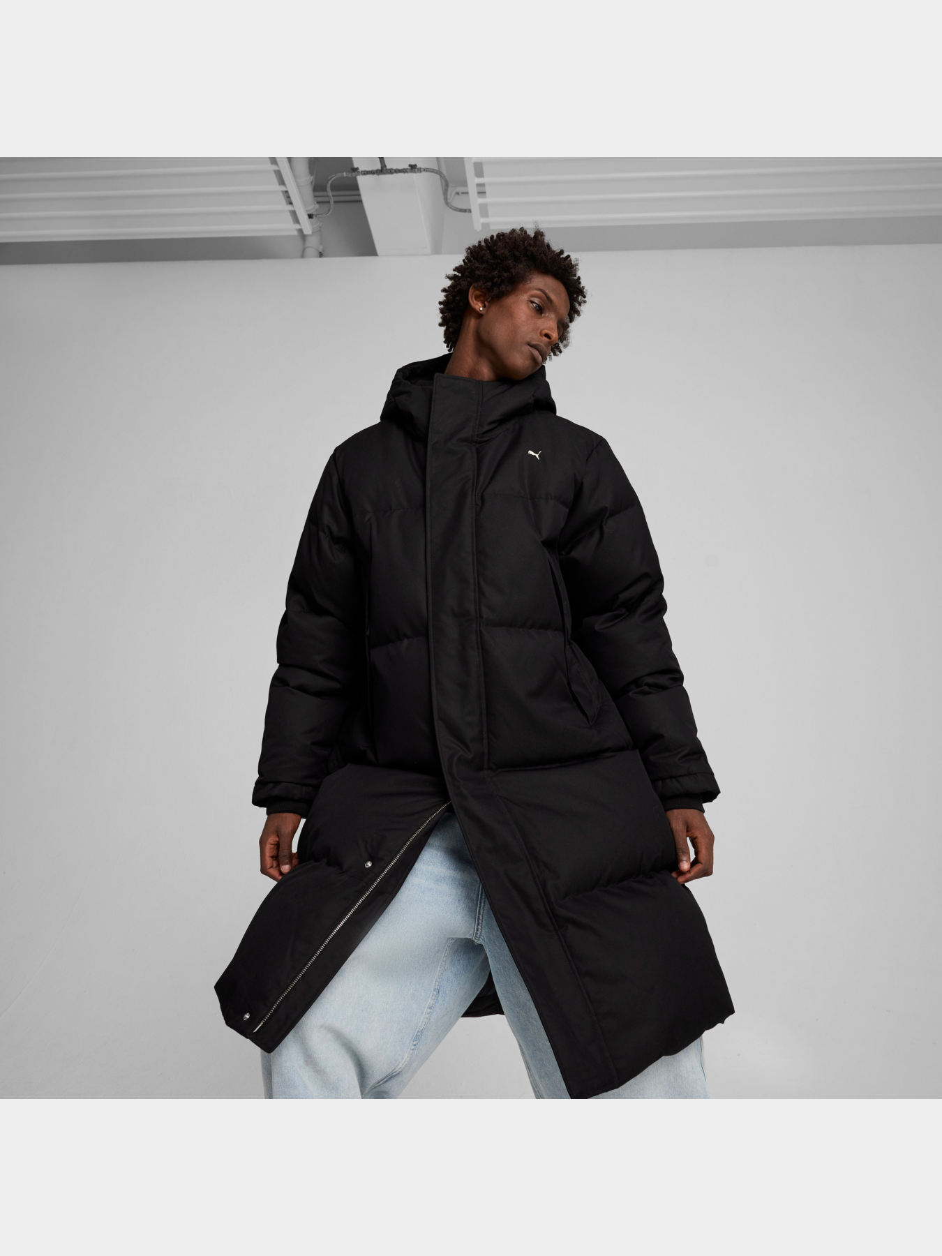 Пуховик PUMA Mmq Long Down Jacket модель 627598 Фото