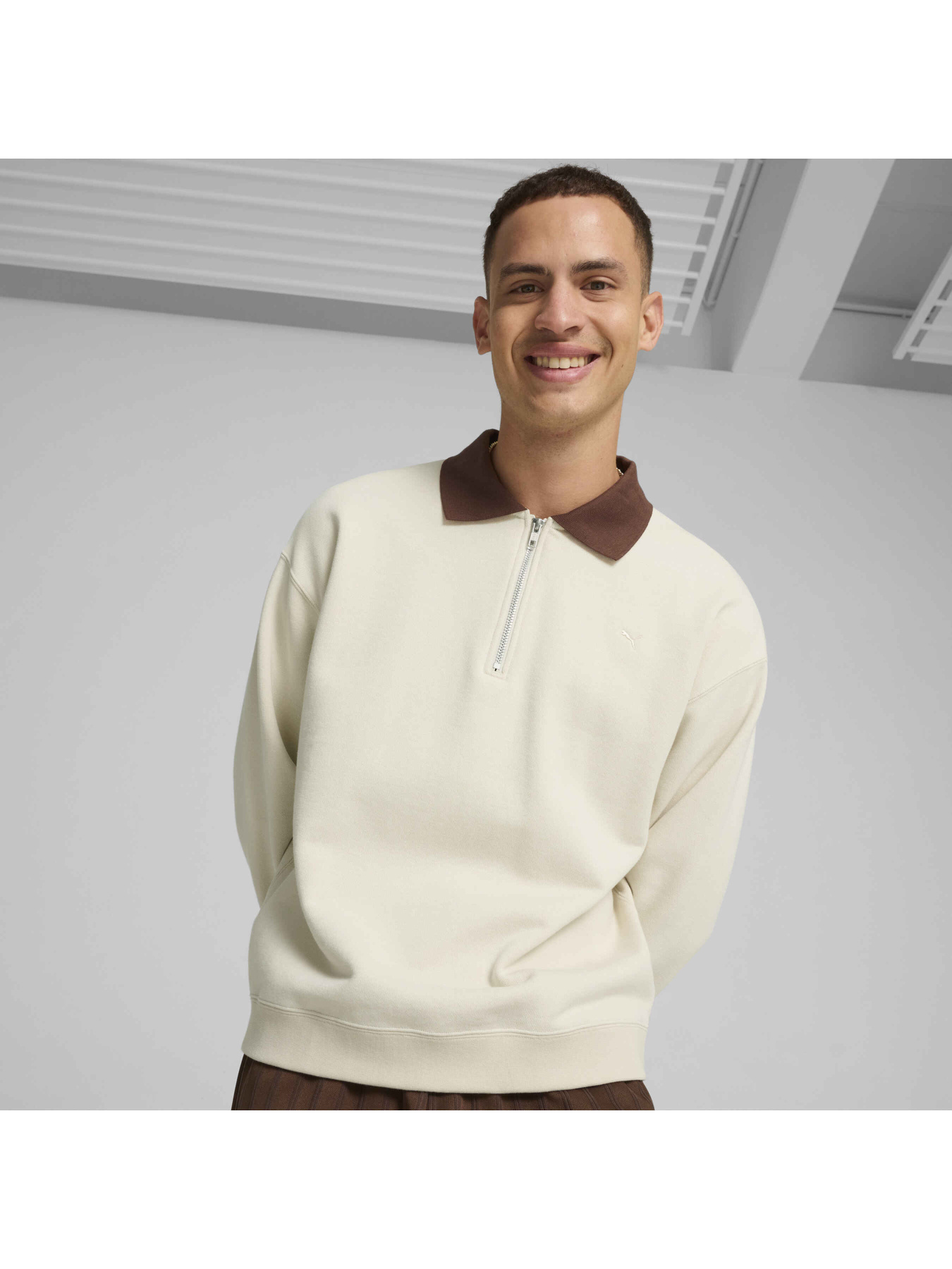 Кофта PUMA Mmq Quarter-zip Crew модель 626718 Фото