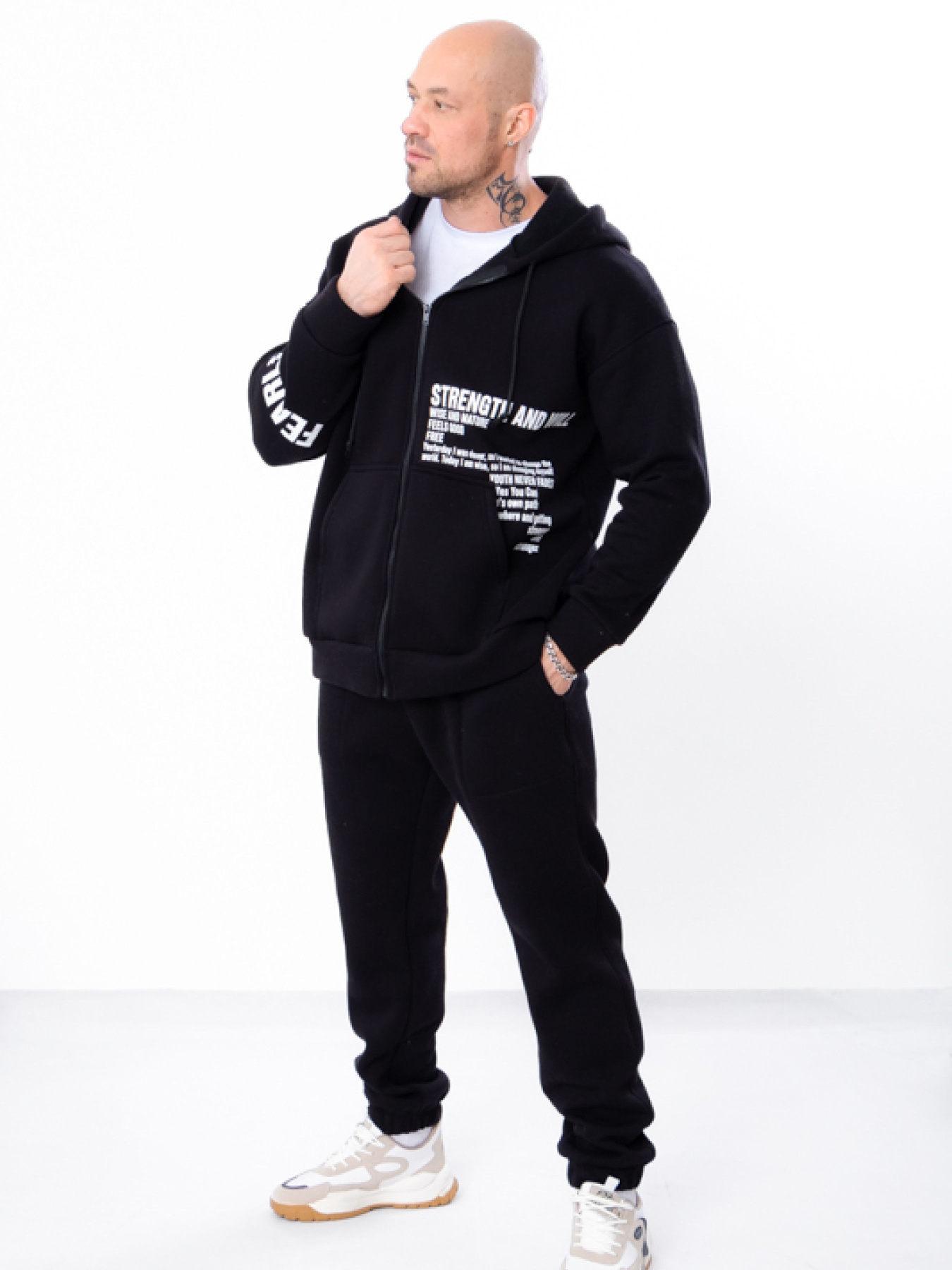 Спортивный костюм Носи своє модель 8373-025-33-chornij Фото