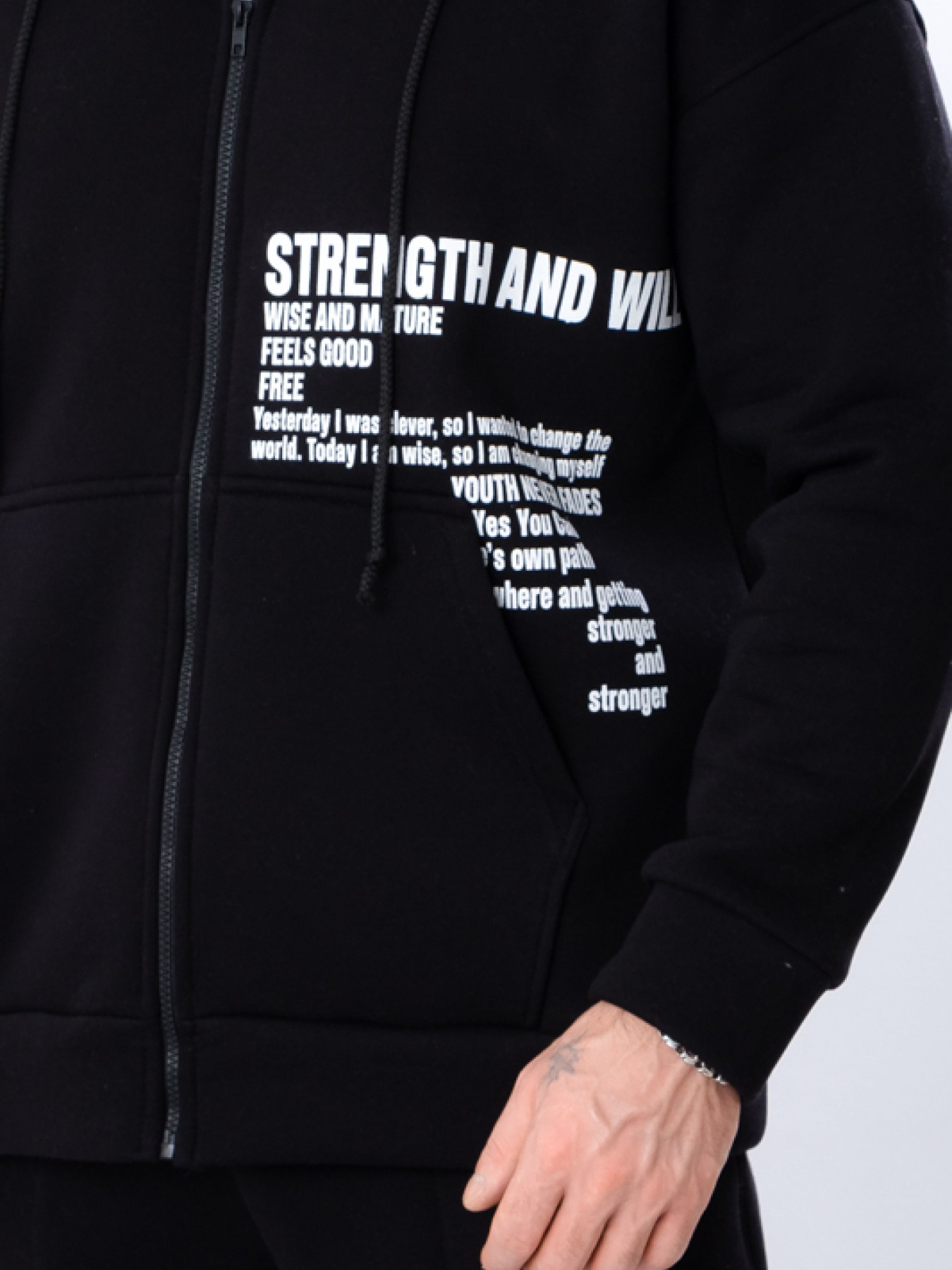 Спортивный костюм Носи своє модель 8373-025-33-chornij Фото