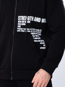 Спортивный костюм Носи своє модель 8373-025-33-chornij Фото