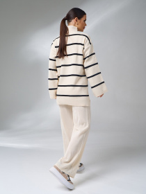 Повседневный костюм ISSA Plus модель WN20-691_молочный Фото