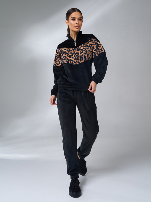 Повседневный костюм ISSA Plus модель SA-563A_черный Фото