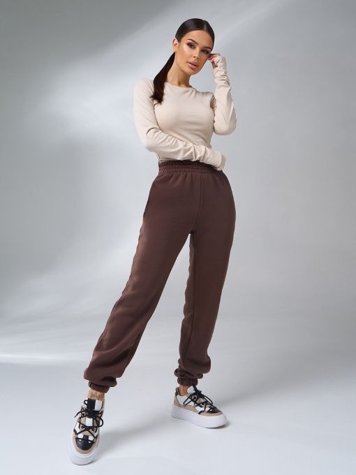 Спортивні штани ISSA Plus модель 12272_коричневый Фото