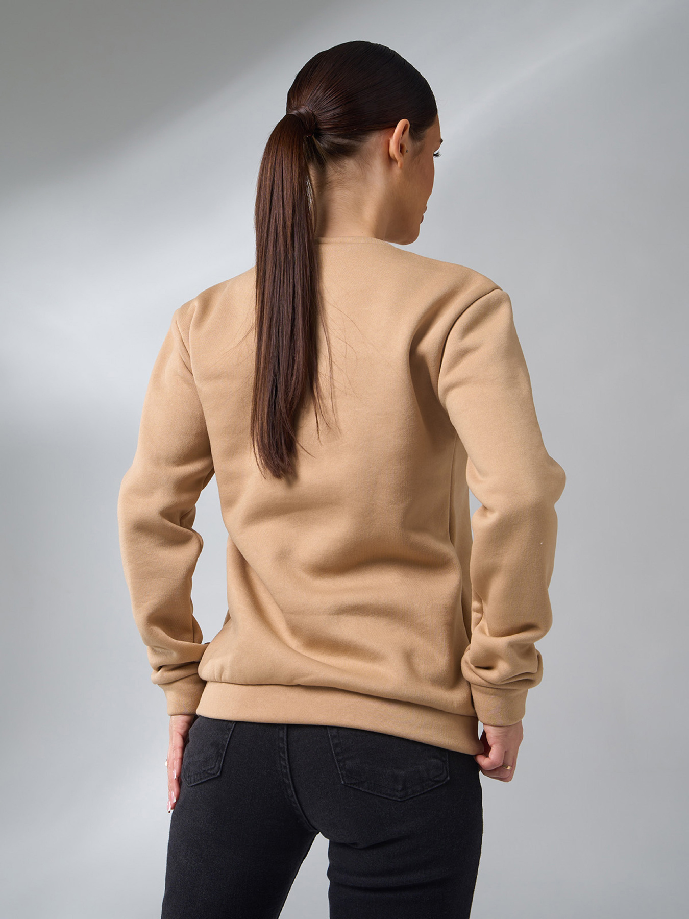 Світшот ISSA Plus модель 14892A_бежевый Фото