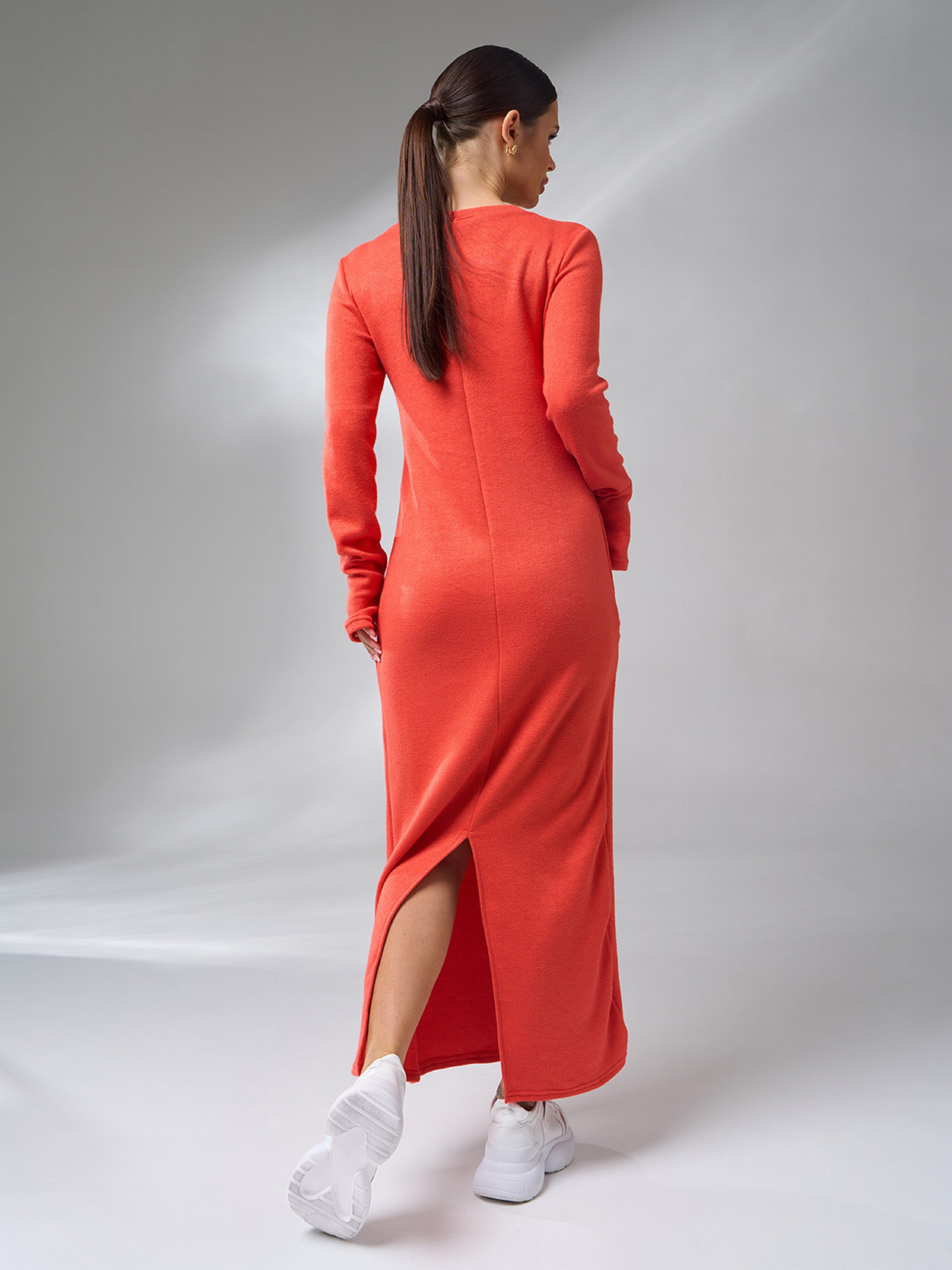 Сукня максі ISSA Plus модель 14982_оранжевый Фото