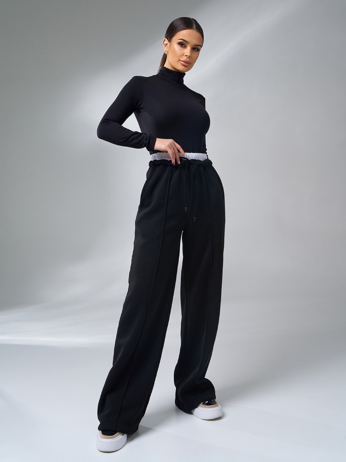 Палаццо ISSA Plus модель 14909A_черный Фото