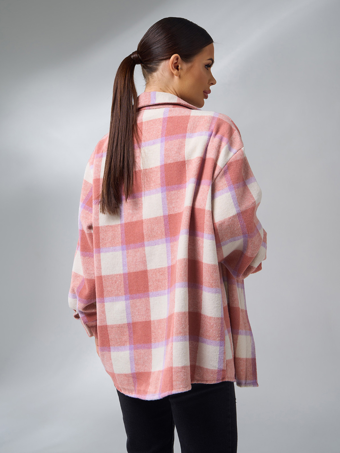 Сорочка ISSA Plus модель 14945_терракотовый Фото