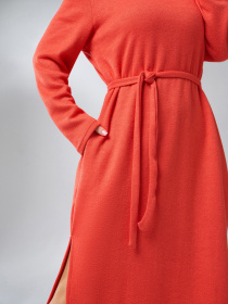 Платье миди ISSA Plus модель 14983_оранжевый Фото