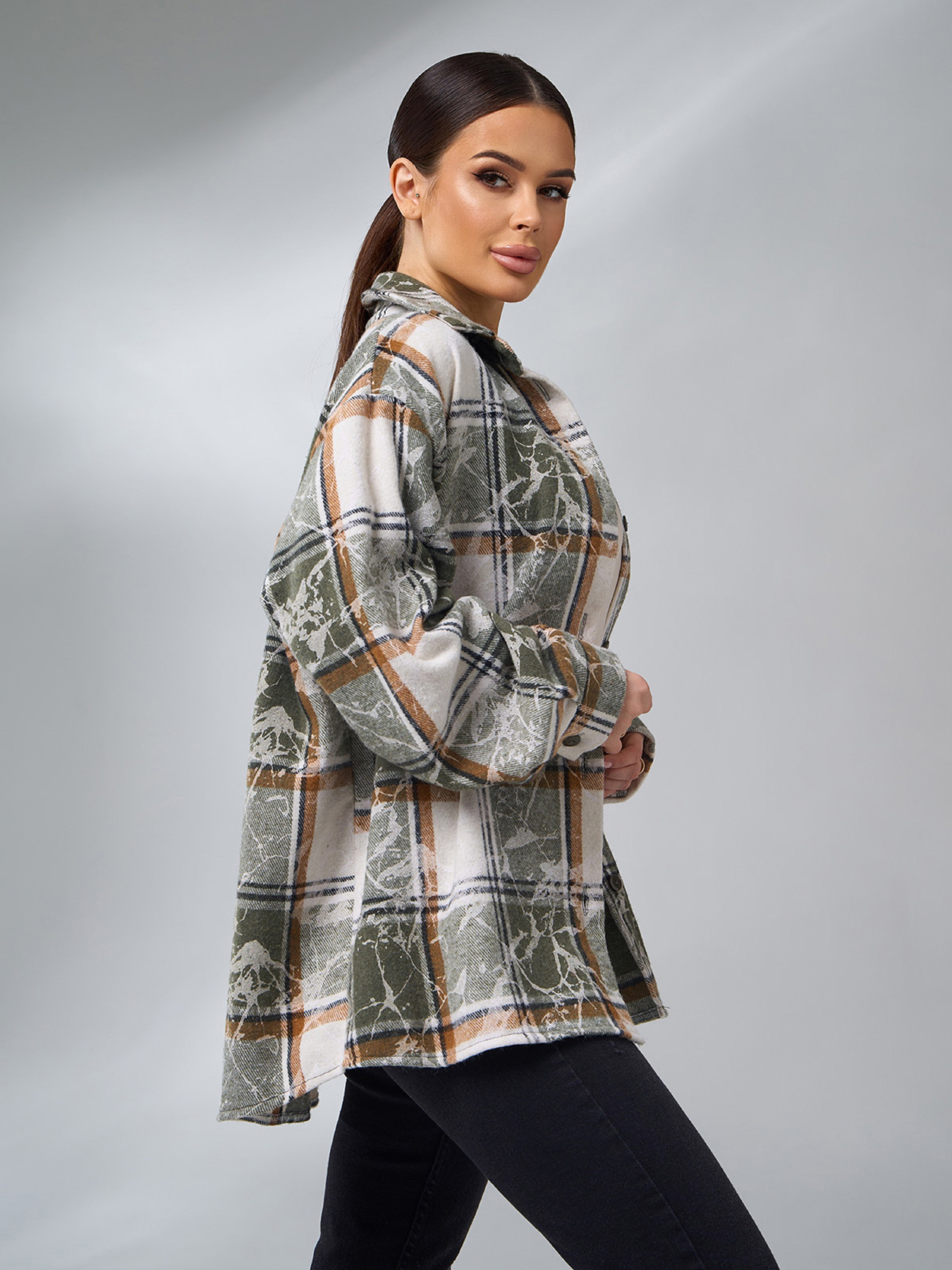 Сорочка ISSA Plus модель 14984_мультиколор Фото