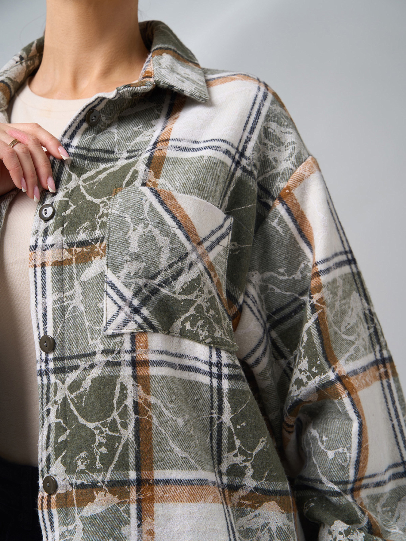 Сорочка ISSA Plus модель 14984_мультиколор Фото