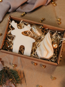 Набор аромасвечек "Зимняя Сказка" из натурального оливкового воска Candle Design модель 200.0066 Фото