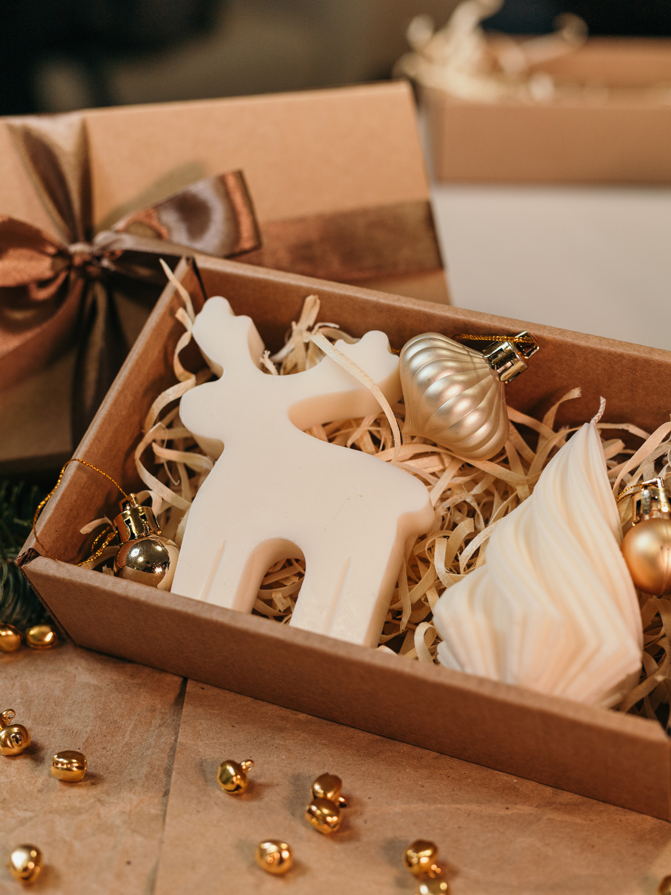 Набір аромасвічок "Зимова Казка" з натурального оливкового воску Candle Design модель 200.0066 Набір аромасвічок "Зимова Казка" з натурального оливкового воску Candle Design модель 200.0066 Фото