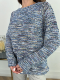 Джемпер ISSA Plus модель WN20-674_синий Фото