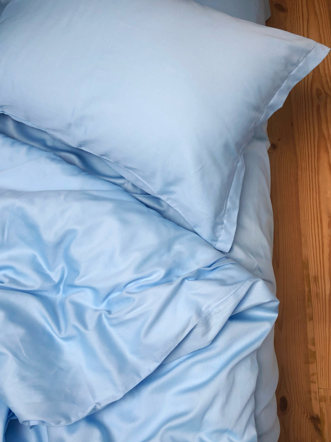 Підковдра класична небесно-блакитна Cozy модель 8009056 Фото