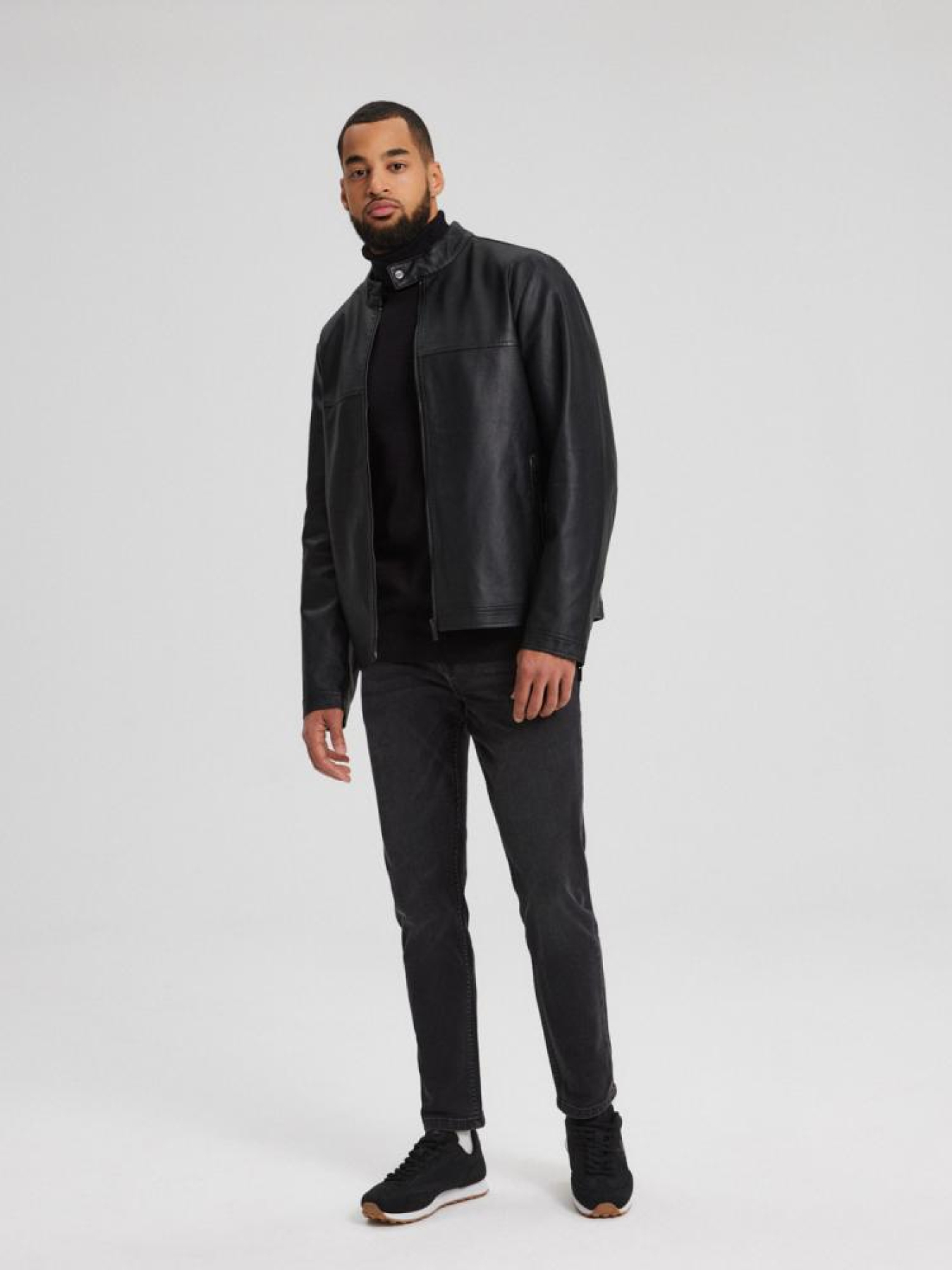 Шкіряна куртка DIVERSE Minter модель 10043791 Шкіряна куртка DIVERSE Minter модель 10043791 Фото