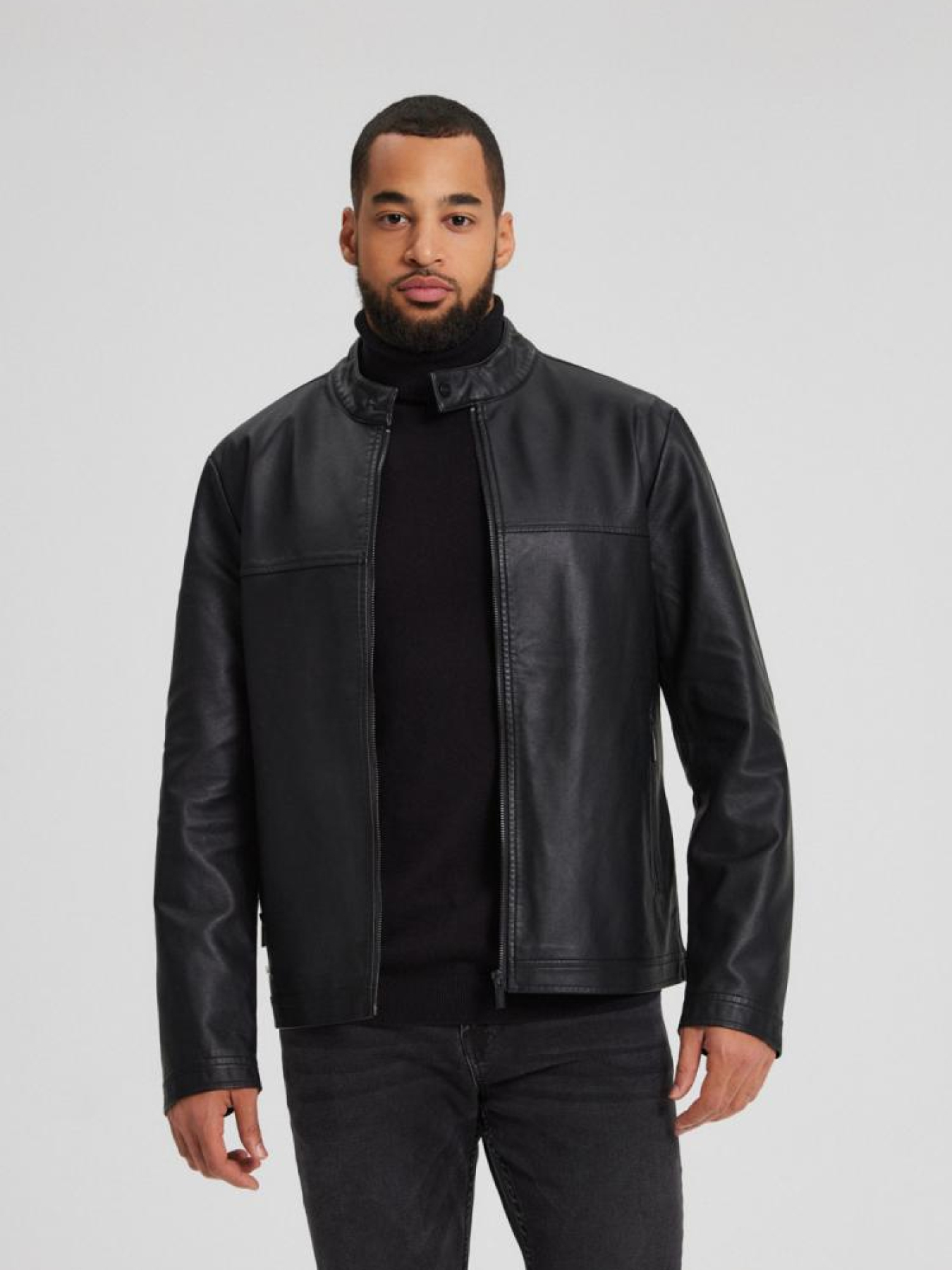 Шкіряна куртка DIVERSE Minter модель 10043791 Шкіряна куртка DIVERSE Minter модель 10043791 Фото