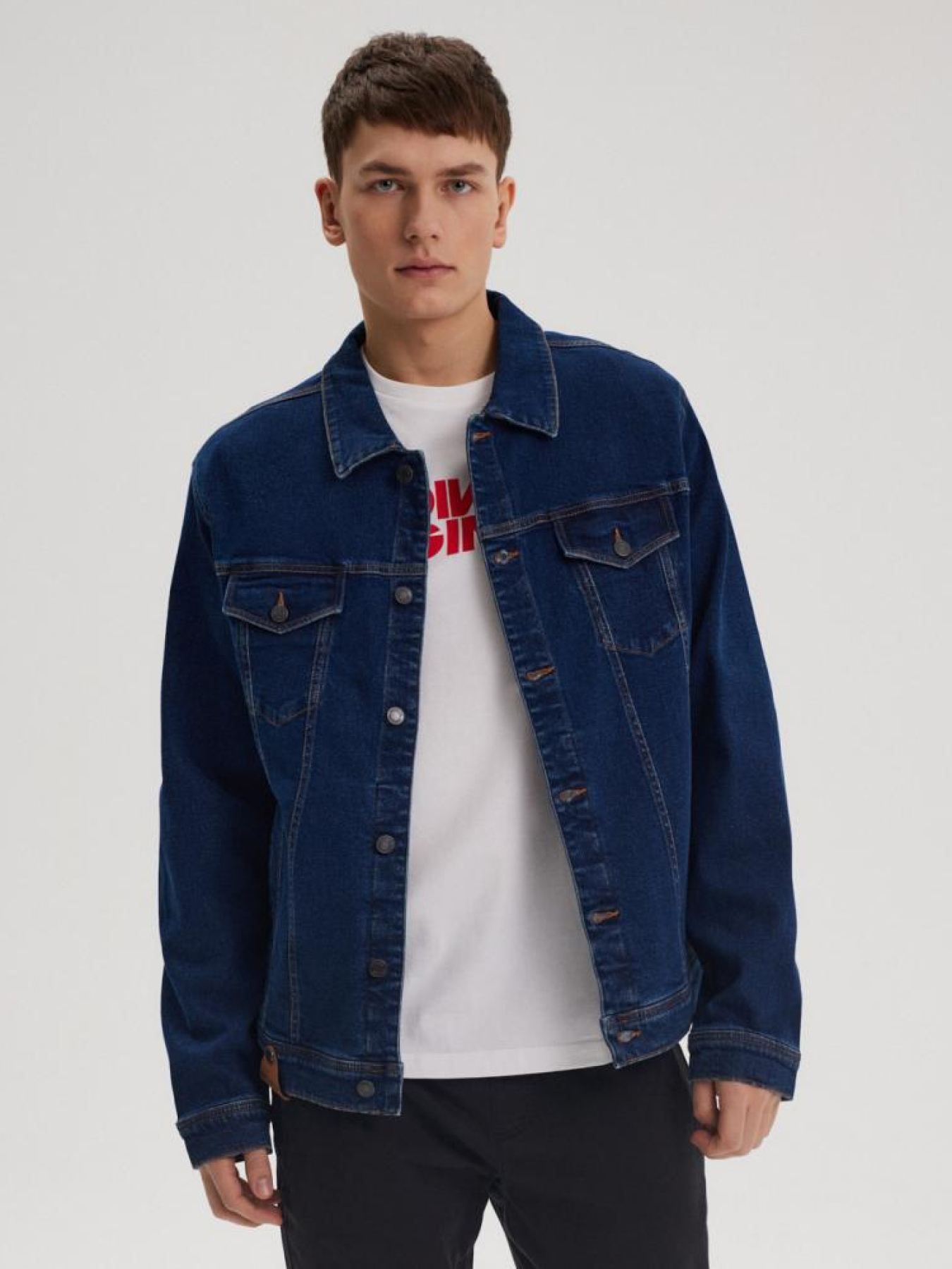 Джинсова куртка DIVERSE Jarne модель 10044076 Джинсова куртка DIVERSE Jarne модель 10044076 Фото