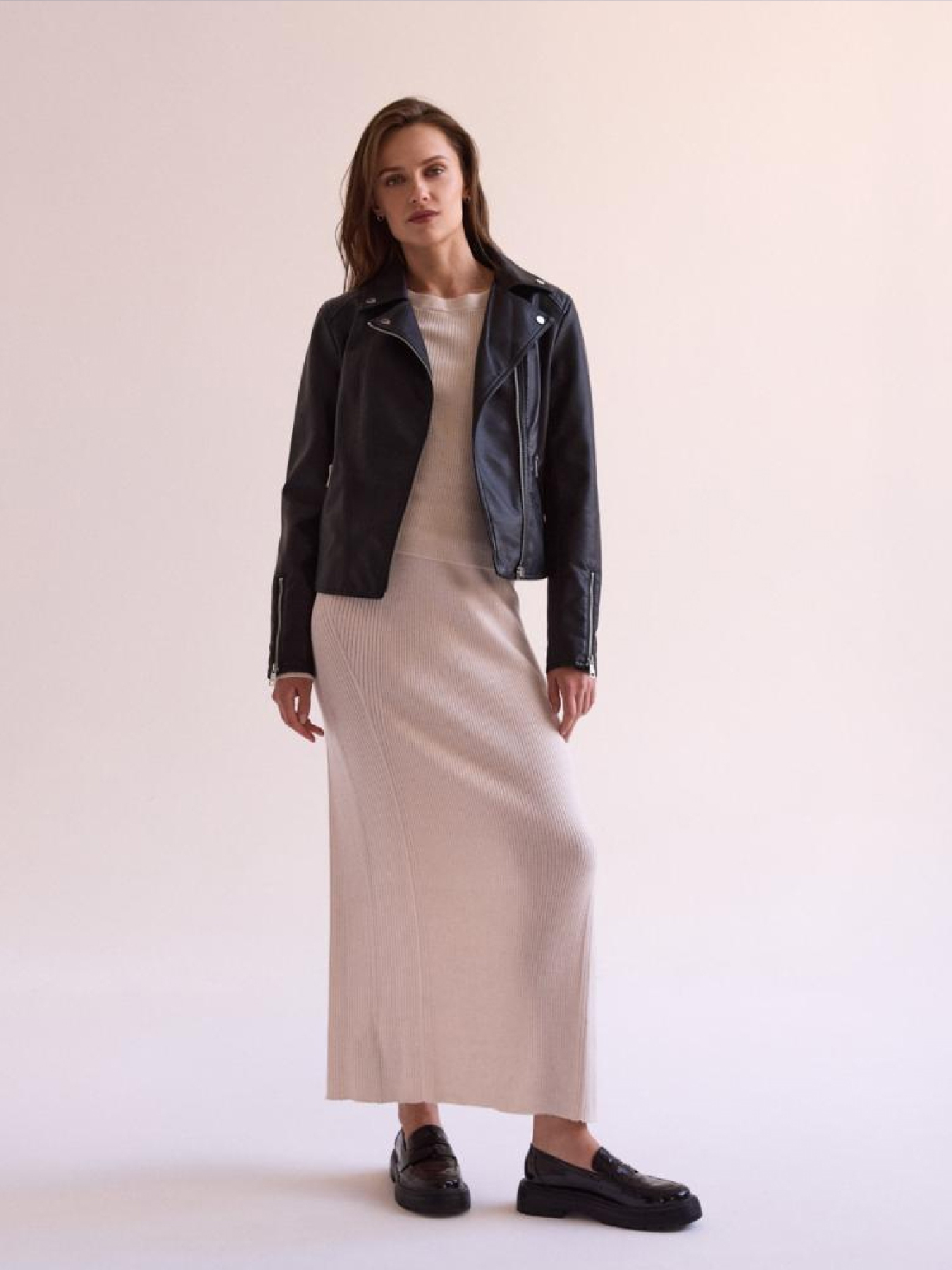 Куртка кожаная DIVERSE Joana модель 10045083 Фото